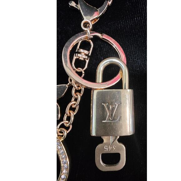 *Louis Vuitton* 100% Authentic Lock & Key #345 w/Unbranded Bag Charm/Keychain - Picture 2 of 7